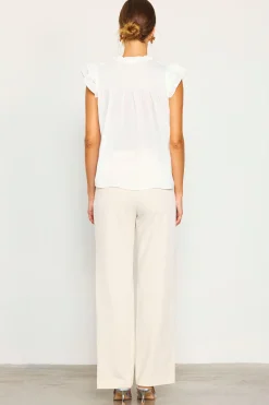 Gwynne Ruffle Short Sleeve Top