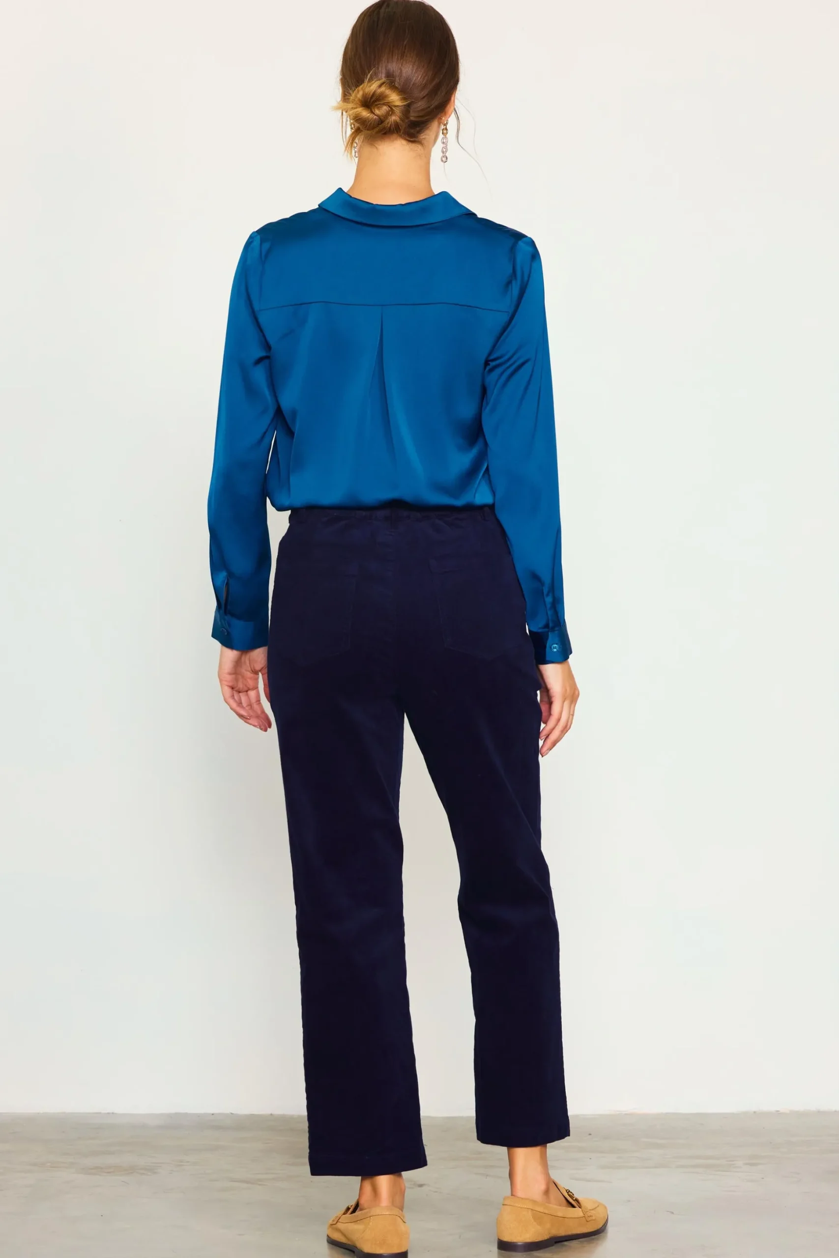 High Waisted Corduroy Pants