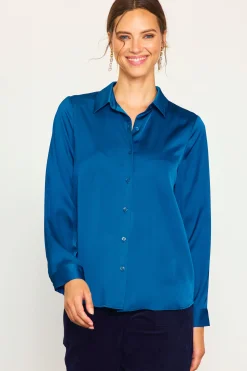 Recycled Classic Button Down Top