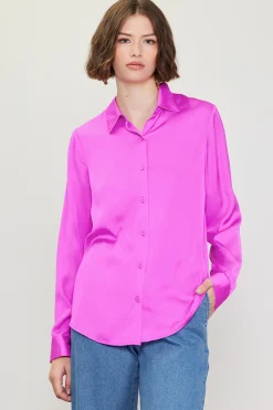 Recycled Classic Button Down Top