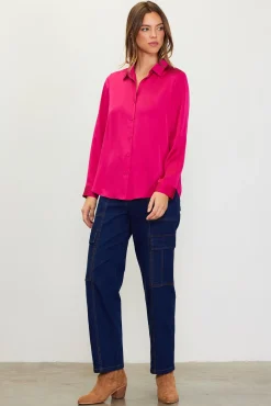 Recycled Classic Button Down Top