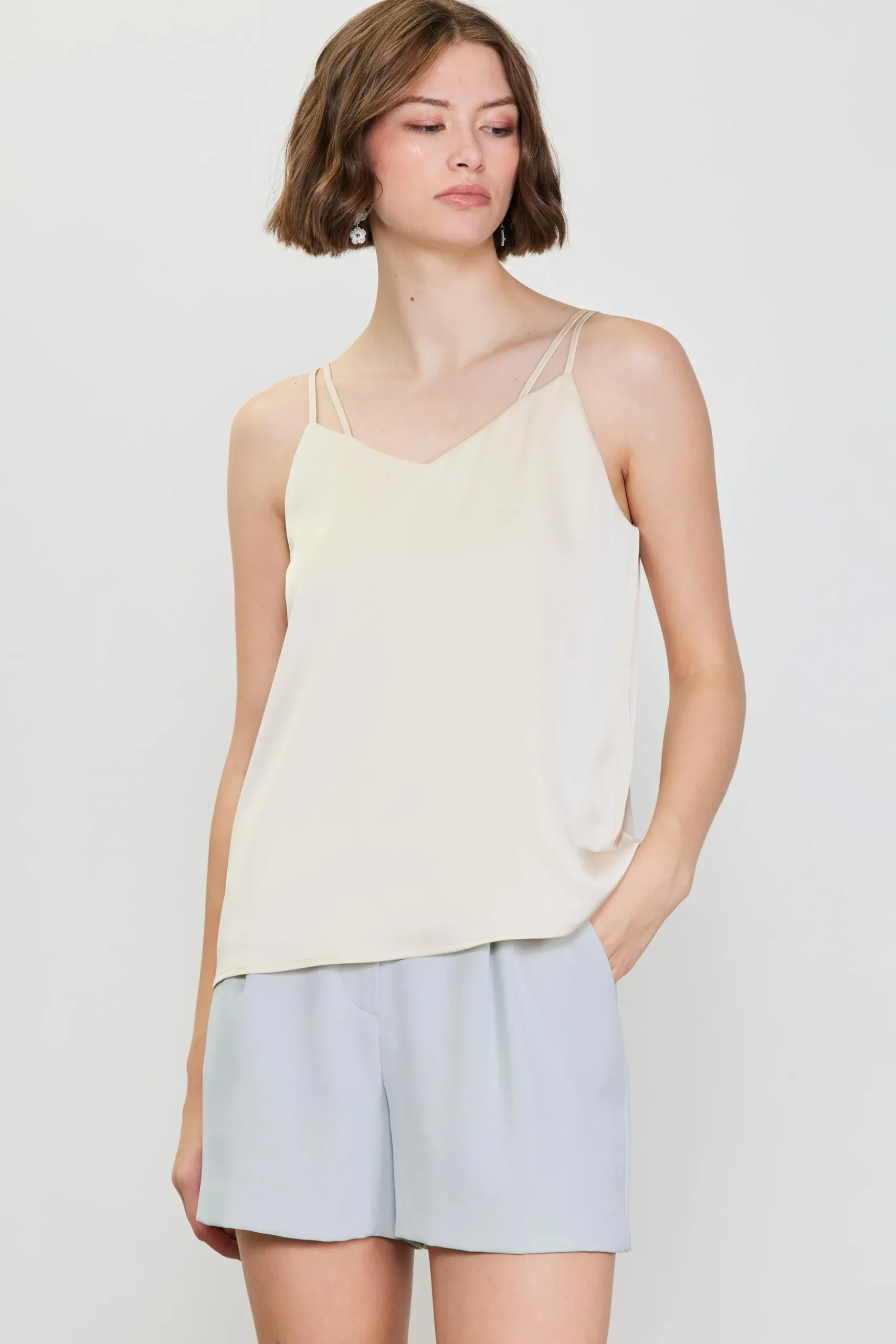 Recycled Double Strap Cami