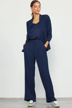 Recycled Shirred Sleeve Blazer
