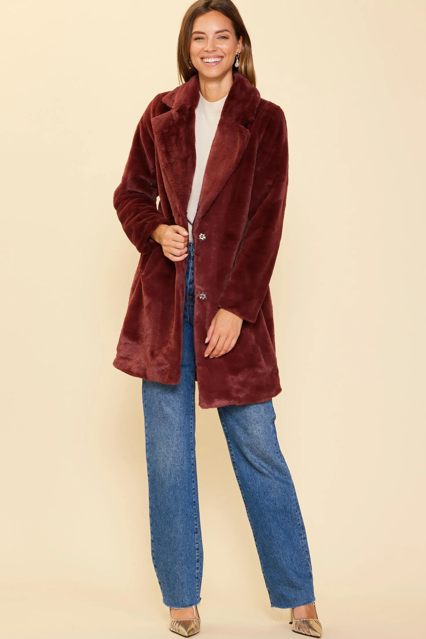 Teddy Faux Fur Coat