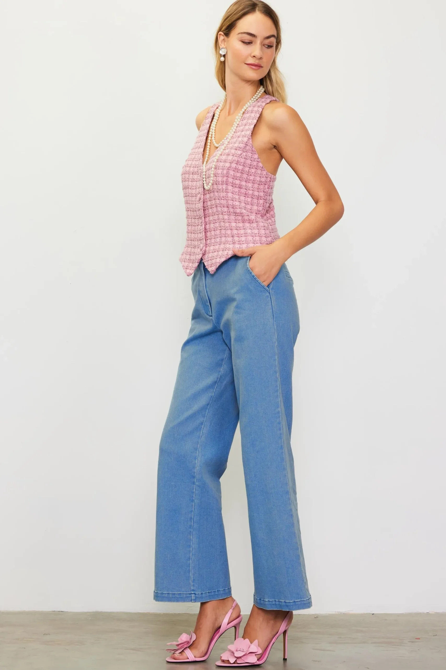 Tweed Tailored Vest