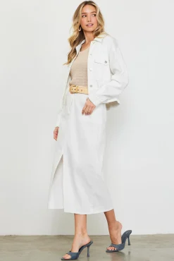 Washed Cotton Twill Jacket